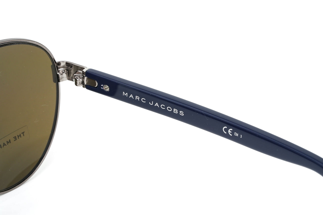Marc Jacobs Men's Pilot Sunglasses Dark Ruthenium Brown Marc 341/S