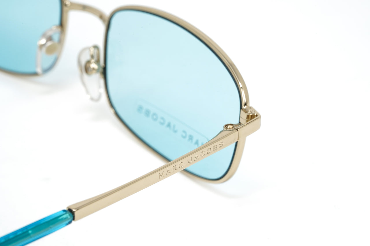 Marc Jacobs Women's Sunglasses Rectangular Blue/Gold MARC 368/S MVU