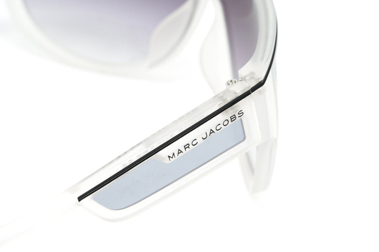 Marc Jacobs Women's Sunglasses Wraparound Shield Silver MARC 410/S 2M4