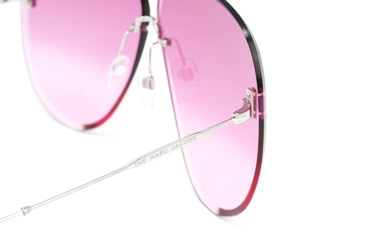Marc Jacobs Women's Sunglasses Oversized Rimless Pink MARC 519/S 0109R