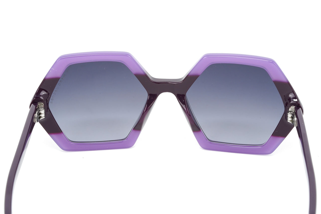 Marc Jacobs Women's Sunglasses Oversized Hexagonal Purple MARC 521/S RY8