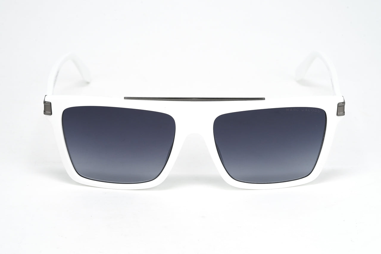 Marc Jacobs Men's Sunglasses Rectangular Flat Top White/Grey MARC 568/S SZJ