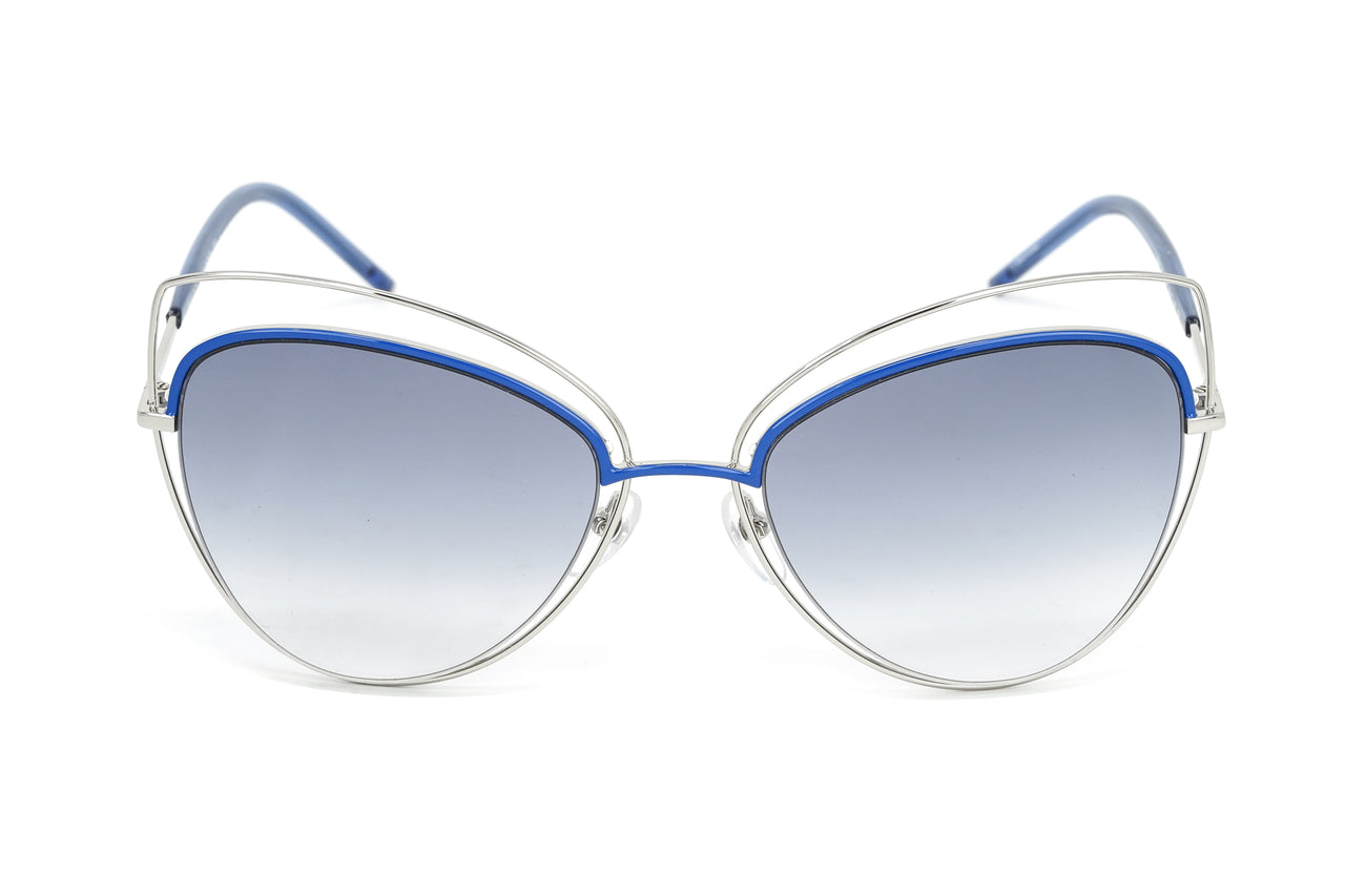 Marc Jacobs Women's Sunglasses Oversized Cat Eye Blue MARC 8/S TWU