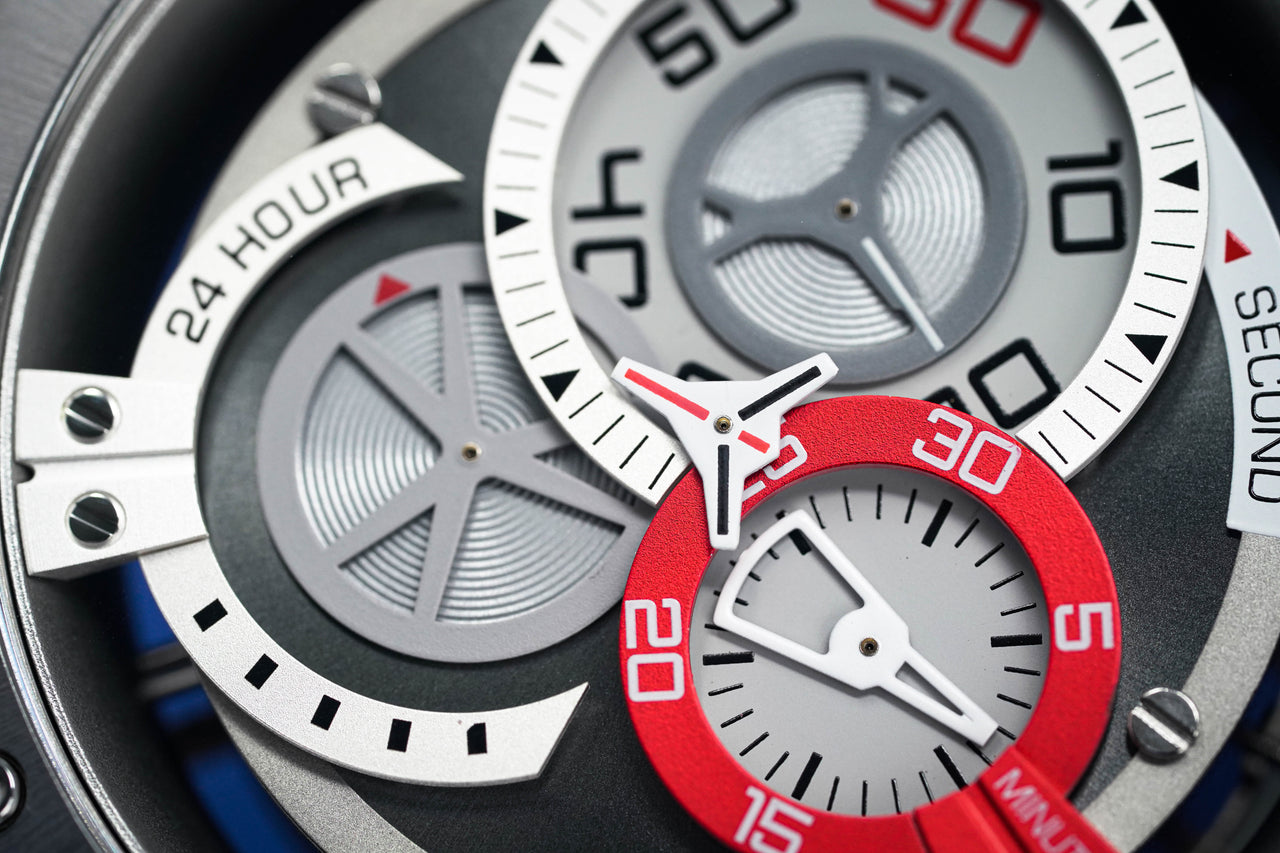 Mazzucato Reversible Watch RIM Grey