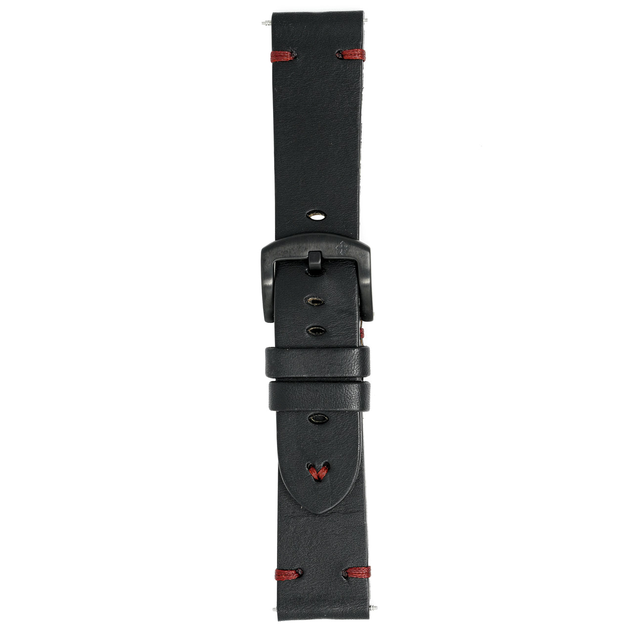 Meccaniche Veneziane Watch Nereide Black Red Leather Strap