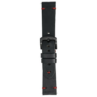 Thumbnail for Meccaniche Veneziane Watch Nereide Black Red Leather Strap
