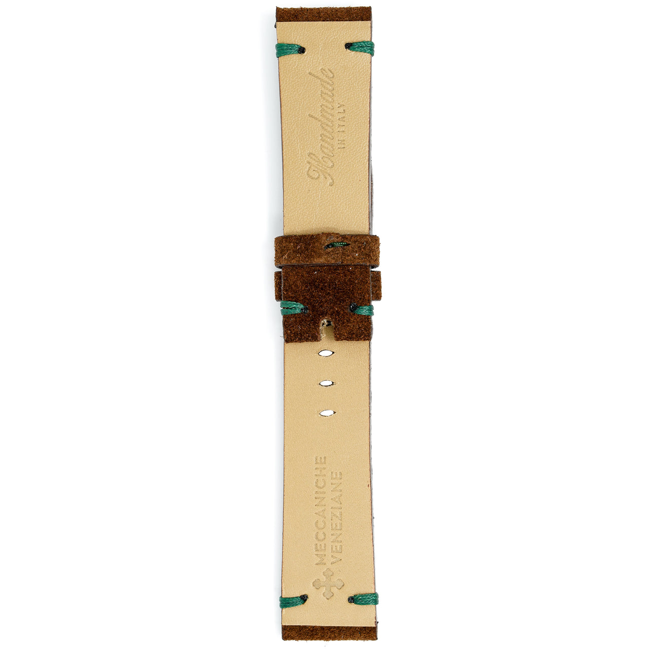 Meccaniche Veneziane Watch Nereide Brown Green Leather Strap