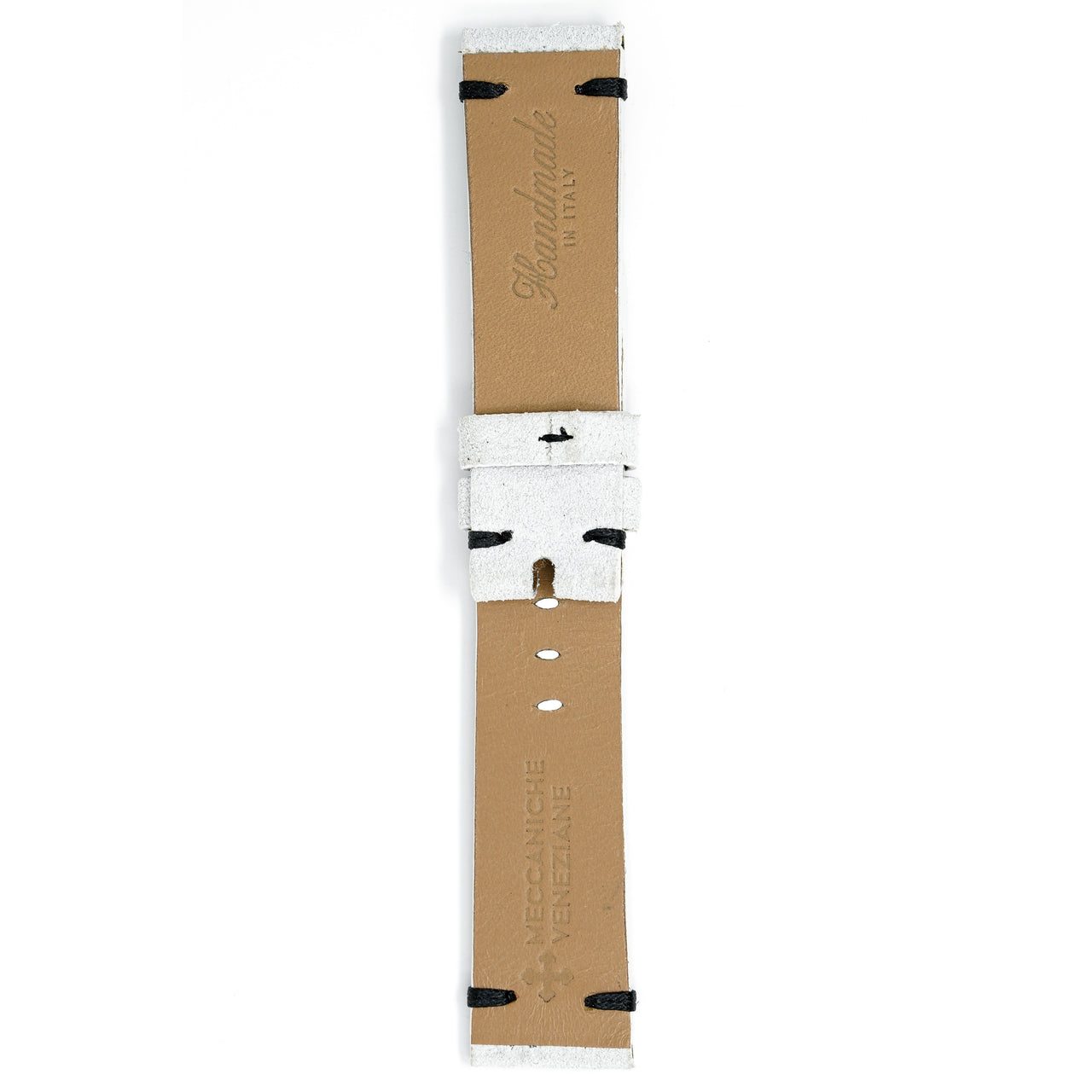 Meccaniche Veneziane Watch Nereide White Leather Strap