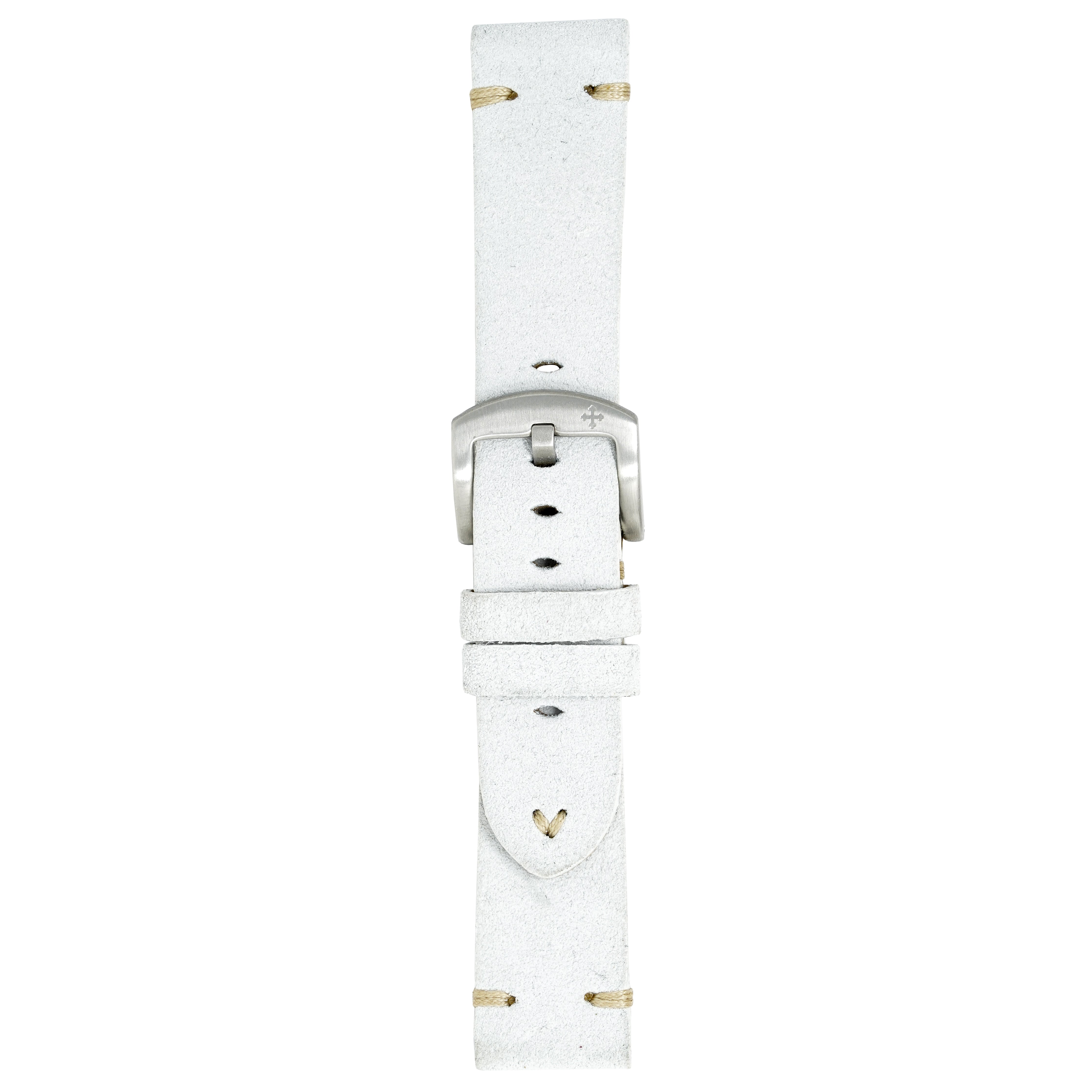 Meccaniche Veneziane Watch Nereide White Gold Leather Strap