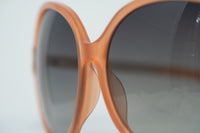 Thumbnail for Oscar De La Renta Sunglasses Round Oversized Orange and Grey