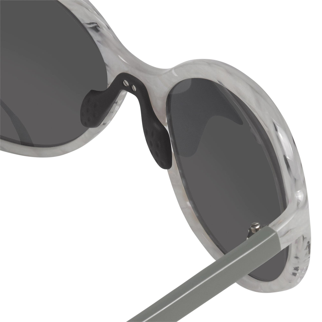 Prabal Gurung Sunglasses Oversized White and Grey