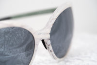 Thumbnail for Prabal Gurung Sunglasses Oversized White and Grey