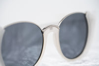 Thumbnail for Prabal Gurung Sunglasses Round White Silver and Grey