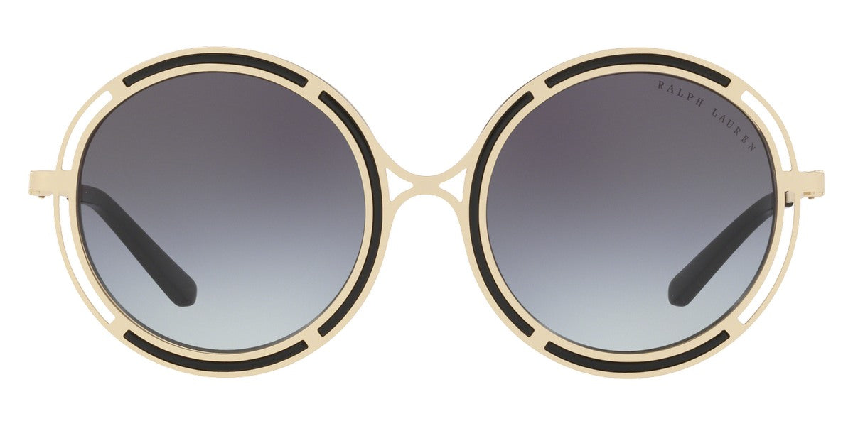 Ralph Lauren Women's Sunglasses Oversized Round Gold/Grey RL7060 93498G