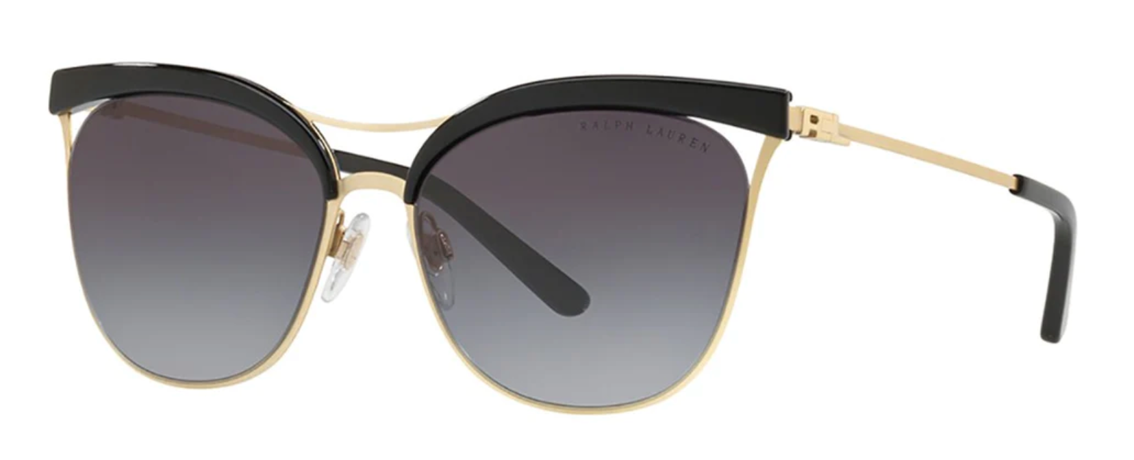 Ralph Lauren Women's Sunglasses Browline Black/Gold RL706193528G