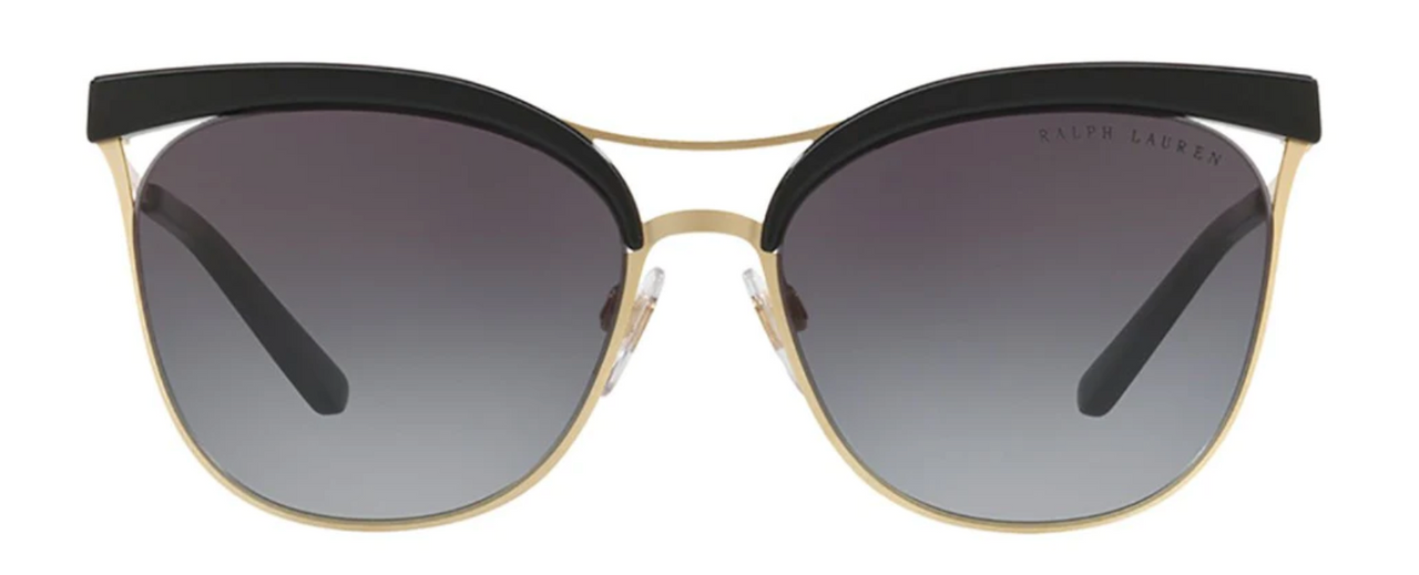 Ralph Lauren Women's Sunglasses Browline Black/Gold RL7061 93528G