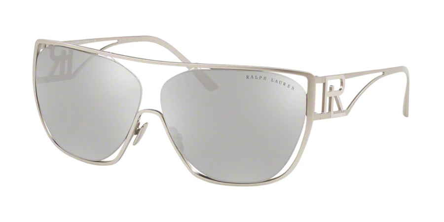 Ralph Lauren Women's Sunglasses Shield Silver RL7063 90016G
