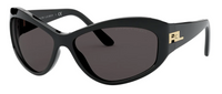 Thumbnail for Ralph Lauren Women's Sunglasses Wraparound Black RL8179 579187