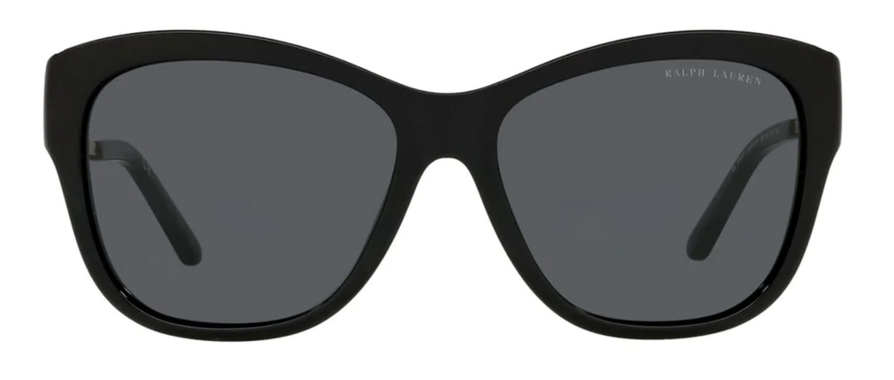 Ralph Lauren Women's Sunglasses Oversized Butterfly Black RL8187 500187