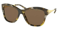 Thumbnail for Ralph Lauren Women's Sunglasses Oversized Butterfly Mustard Marble RL8187 590973