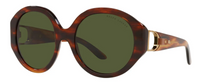 Thumbnail for Ralph Lauren Women's Sunglasses Oversized Round Tortoise RL8188 Q500771