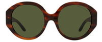 Thumbnail for Ralph Lauren Women's Sunglasses Oversized Round Tortoise RL8188 Q500771