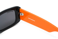 Thumbnail for Converse Unisex Sunglasses Rectangle Orange and Black SCO228 700Y