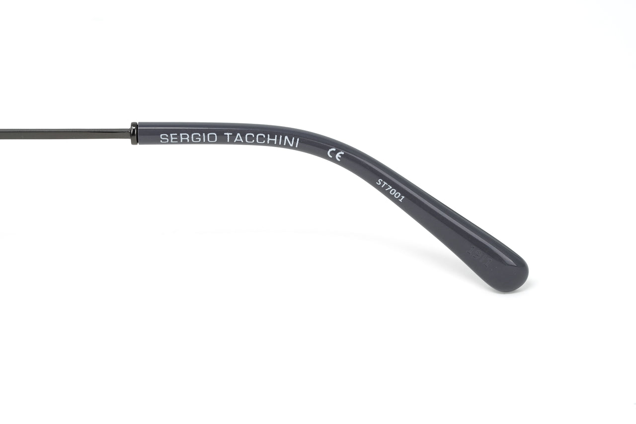 Sergio Tacchini Men's Rectangular Gunmetal Grey ST7001 950