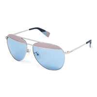 Thumbnail for Furla Women's Sunglasses Pilot Silver/Blue SFU236 0523
