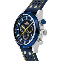 Thumbnail for TW Steel Watch Men's Swiss Volante Chronograph Fast Lane Yellow Blue SVS208