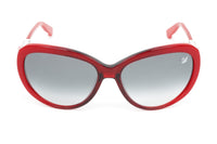 Thumbnail for Swarovski Destiny Oversized Women's Sunglasses Red Full Rim Grey SK0067/S 68B