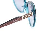 Thumbnail for Swarovski Emilia Women's Sunglasses Oversized Oval Blue SK0081-F/S 89T