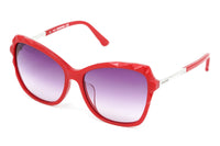 Thumbnail for Swarovski Women's Flavia Sunglasses Cat Eye Red SK0106-F/S 72B