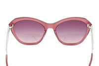 Thumbnail for Swarovski Women's Sunglasses Oval Cat Eye Translucent Purple SK0143 72Z