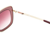Thumbnail for Swarovski Women's Sunglasses Square Cat Eye Burgundy SK0145/S 69Z