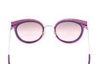 Thumbnail for Swarovski Women's Sunglasses Round Cat Eye Deep Purple SK0169 78T