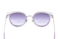 Thumbnail for Swarovski Women's Sunglasses Round Cat Eye Violet SK0169-81Z