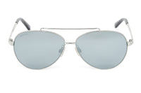 Thumbnail for Swarovski Unisex Sunglasses Pilot Silver Mirrored Grey SK0194/S 16C