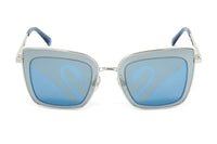 Thumbnail for Swarovski Women's Sunglasses Square Cat Eye Blue/Grey