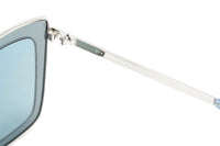 Thumbnail for Swarovski Women's Sunglasses Square Cat Eye Blue/Grey SK0198-016