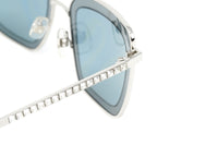 Thumbnail for Swarovski Women's Sunglasses Square Cat Eye Blue/Grey