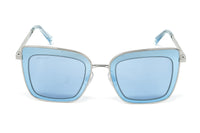 Thumbnail for Swarovski Women's Sunglasses Square Cat Eye Blue SK0198/S 16V