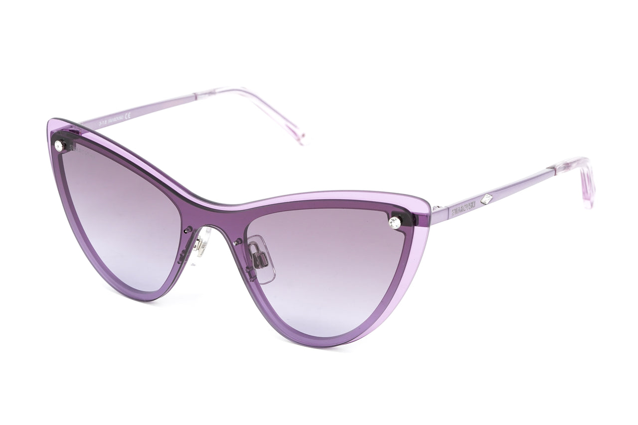 Swarovski Women's Sunglasses Cat Eye Purple Gradient Purple/Grey SK0200/S 81T