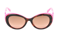 Thumbnail for Swarovski Vintage Women's Sunglasses Oval Cat Eye Tortoise Pink SK0224/S 56F