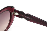 Thumbnail for Swarovski Women's Sunglasses Oval Cat Eye Translucent Aubergine SK0224/S 69T