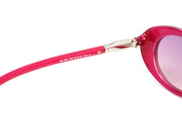 Thumbnail for Swarovski Women's Sunglasses Oval Translucent Fuchsia Pink SK0258/S 75Z