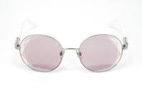 Thumbnail for Swarovski Women's Sunglasses Round Silver Pink SK0260/S 16U