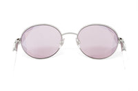 Thumbnail for Swarovski Women's Sunglasses Round Silver Pink SK0260/S 16U