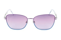 Thumbnail for Swarovski Women's Sunglasses Rectangular Gradient Purple Blue SK0284/S 83Z