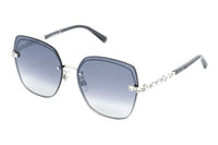 Thumbnail for Swarovski Women's Sunglasses Hexagon Pilot Gradient Grey SK0287-D/S 16C